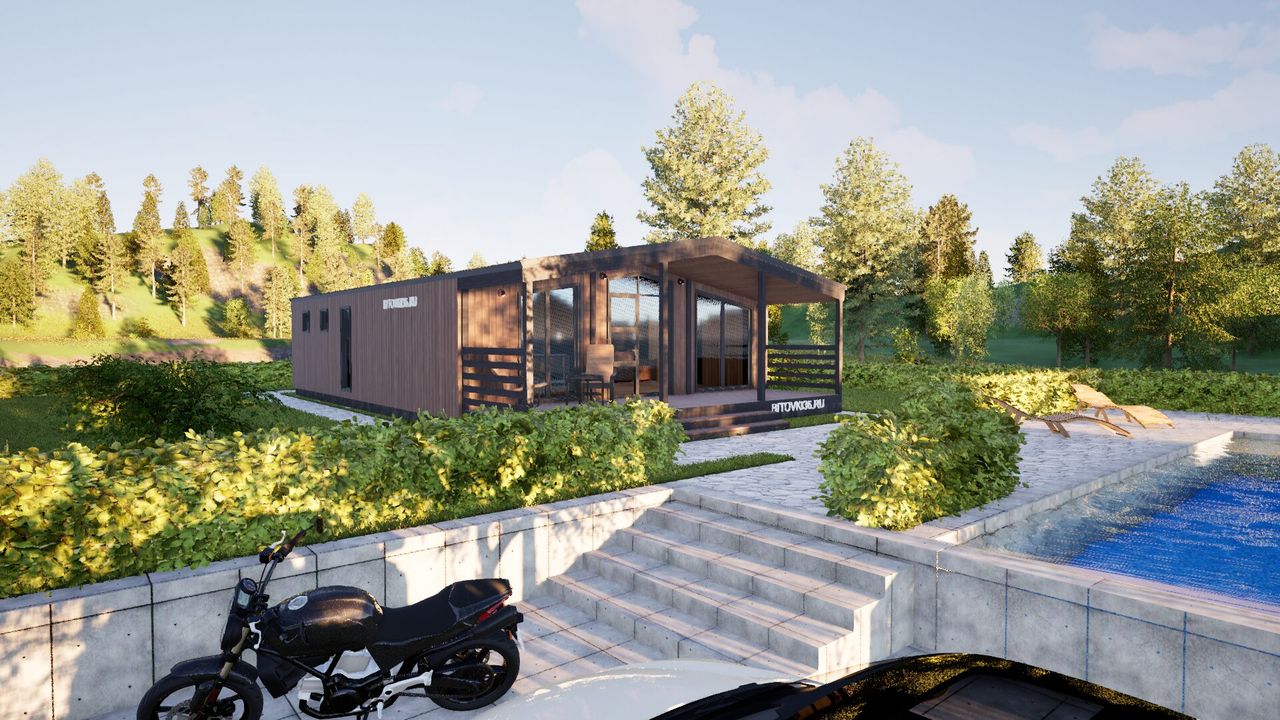 Фото Каркасный модульный дом - 1